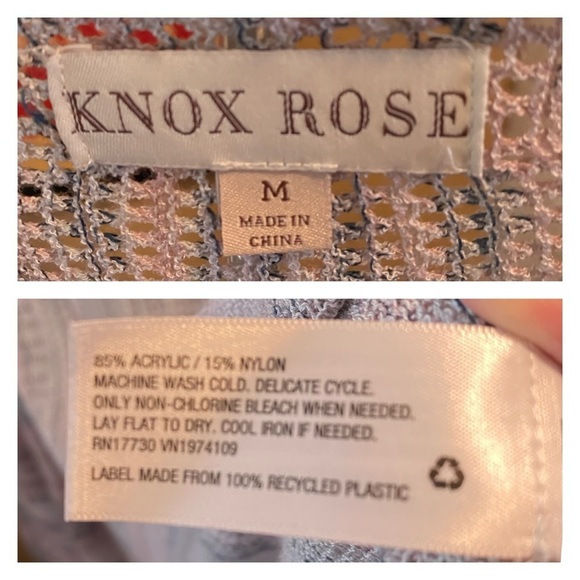 Knox Rose asymmetric waterfall open front cardigan - Picture 14 of 14